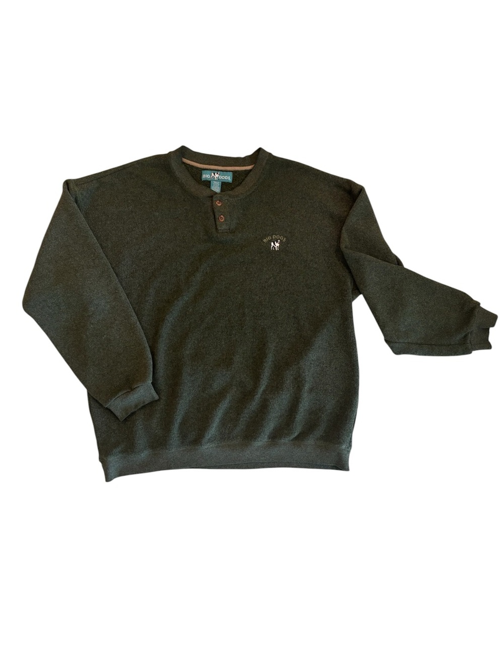 Men’s Big Dogs Green Sweater Sz XL